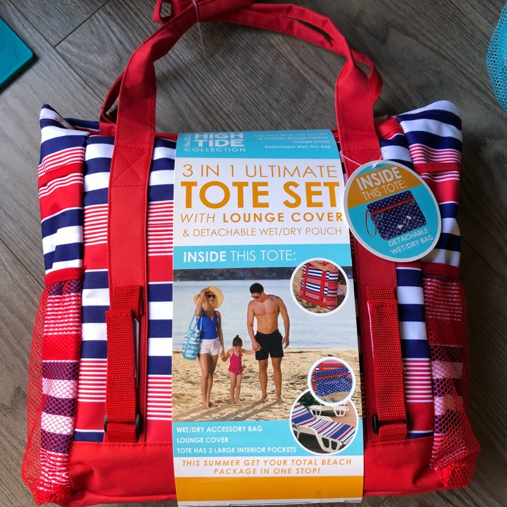 Beach Tote Bag Set